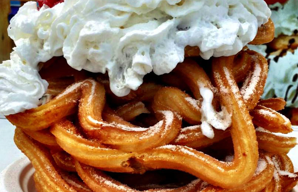 Colorado State Fair Mexican Funnel Cake from The AllTime Craziest